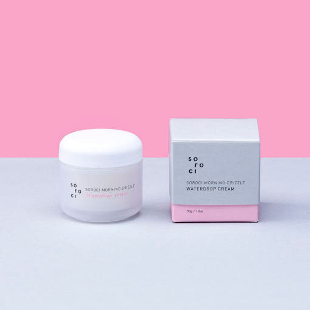 SOROCI Morning Drizzle Waterdrop Cream 50g –Deep Hydration & Cooling Gel Cream, Sensitive & Dry Skin _ Made in KOREA